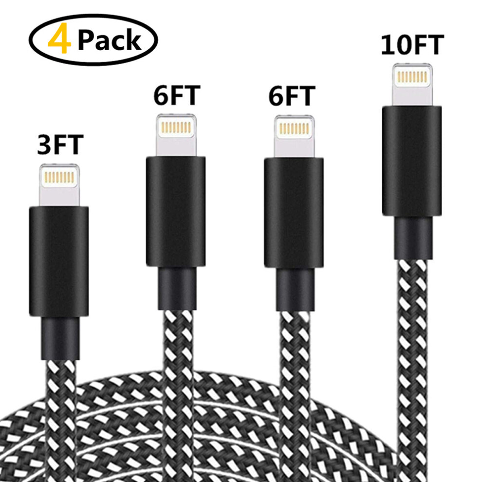 Power Up Anywhere, Intelligent Chip Lightning Cables, Assorted Lengths For Every Scenario, Fast Charging, Tangle-Free, Durable Nylon Braided, Stable 9048212501107