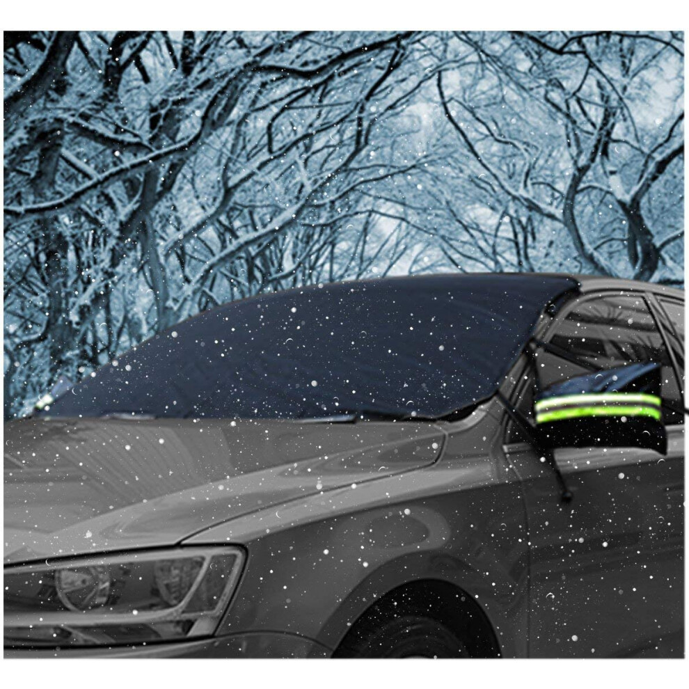 Innovative Windshield Snow Cover, Designed For All Seasons With Extra Large Size And Heavy Duty Construction, Ensuring Maximum Protection 9048212357940