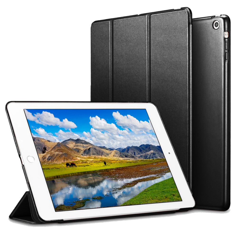 Elegant Case For Your 9.7 Inch Ipad, Lightweight Non-Slip Cover, Auto Sleep/Wake Tri-Fold Stand Offers Viewing And Typing Angles, Premium Translucent 9048212359562