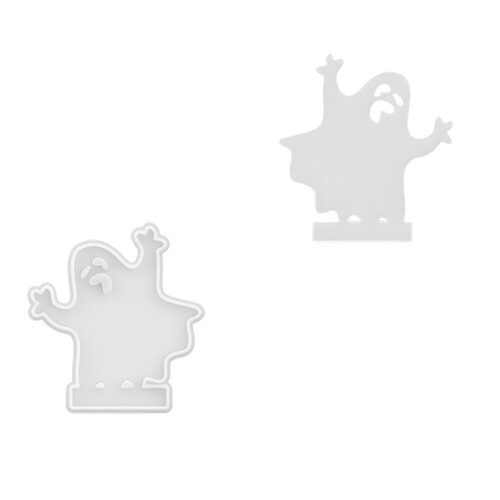 Halloween Candlestick Silicone Molds Epoxy-Ghost insertion
