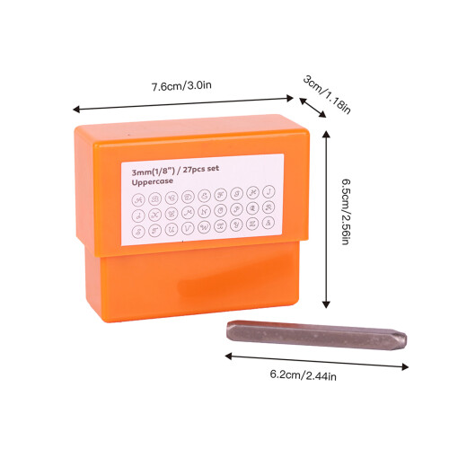 1 Set Buchstabenstanzer-Set, Metall-Stanzset, 2