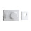 Retractable Clothesline Large Load Capacity Adjustable-White 1