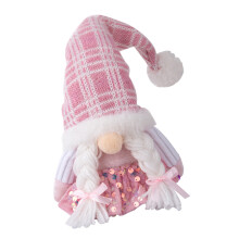Pink Christmas Character Statue Reusable Cloth-Women s style