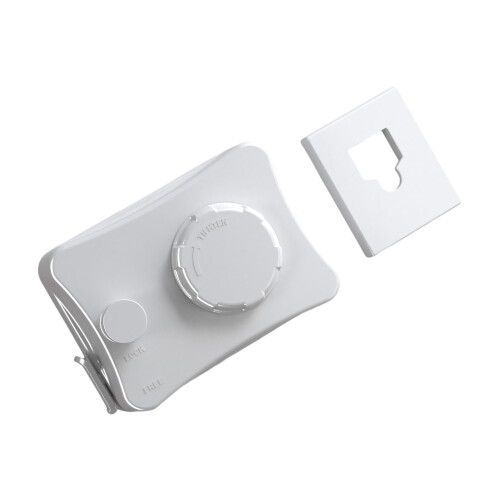 Verstelbare waslijn aluminium legering snoer grote-Wit