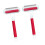 Multipurpose Silicones Plastic Window Scrapers Ergonomic-Red 1