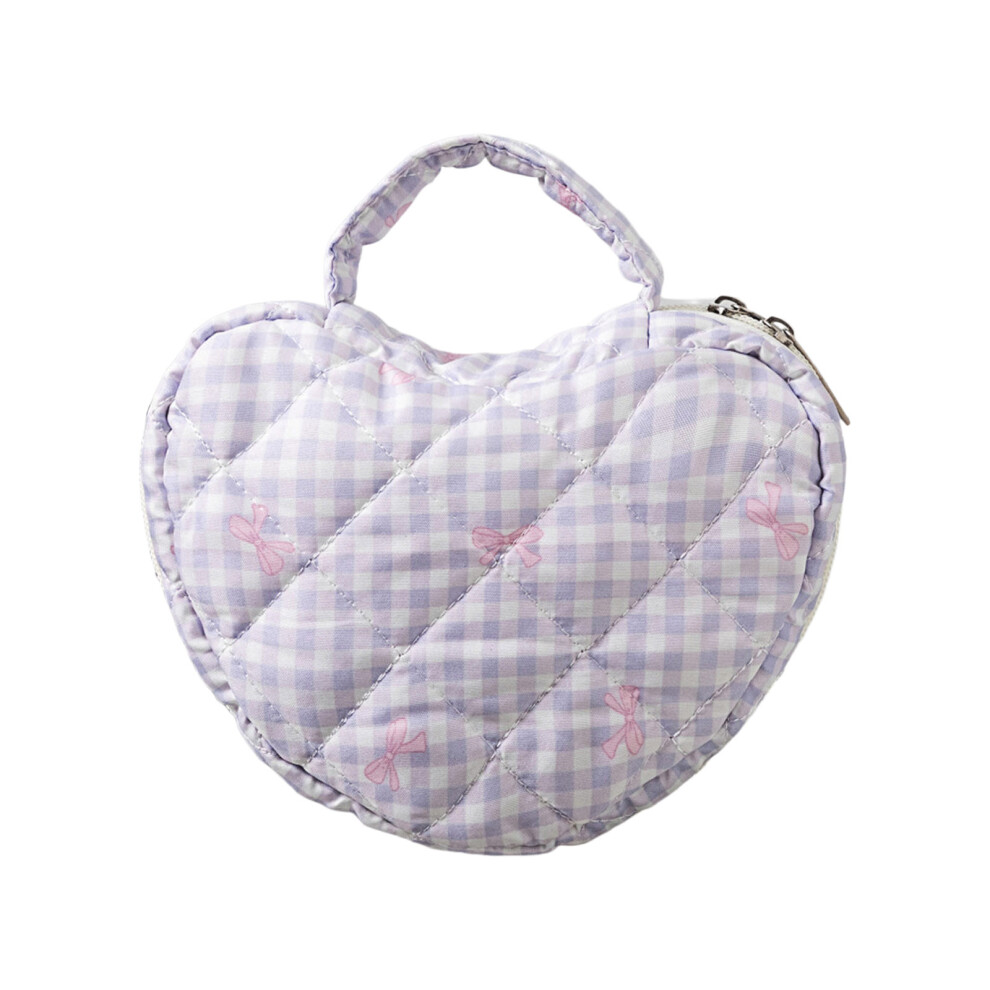 Vintage Florals Toiletry Bag Heart Shape Cosmetic Organizers-H