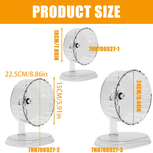 Quiet Hamster Wheel Silents Small Animals Running-size 1 1