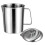 Rustproof Nonrust Steel Kitchen Scale Cup With Spill-1000ml 1