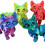 3D-geprinte katten, 3D-geprinte dierenfidgety-Droom snoep 5