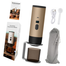 Compacts Mini-espressomachine Snelle warmtefunctie-Champagne
