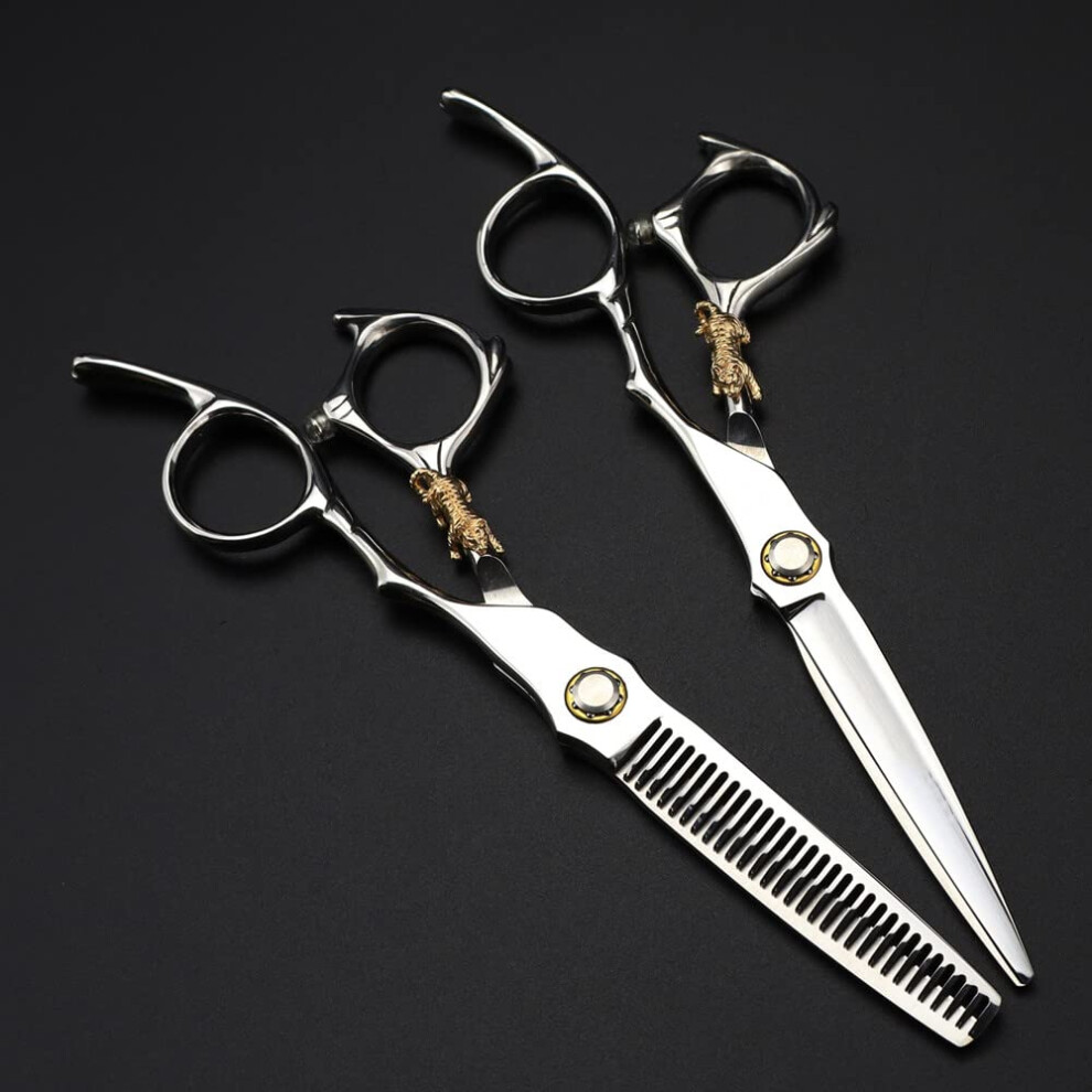 Hair Cutting Scissors 6 Inch Japanese Steel Professional Barber Shears with Precision Blades Ref: 7052