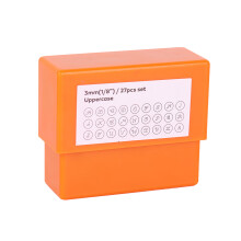 Kit d'estampage en métal, ensemble de poinçons de lettres de