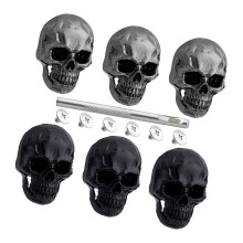 Goujons à rivets tête de mort de Style gothique, vis à bouton