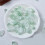 50 Pcs Gradient Glass Petals Art Supplies-Sky blue gradient 7