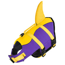 Dog Swimming Life Preservers Swimsuit Dog Vest-Purple