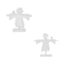 Halloween-Kerzenhalter-Formen,-Vogelscheuche