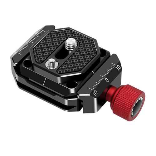 Aluminum Alloy Quick Release Plate Clamp Base Tripods Mount