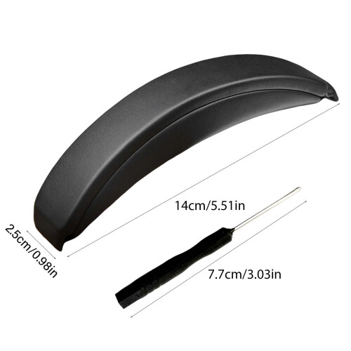 Soft and Durability Headband Cushion for Long Wear-Black 1