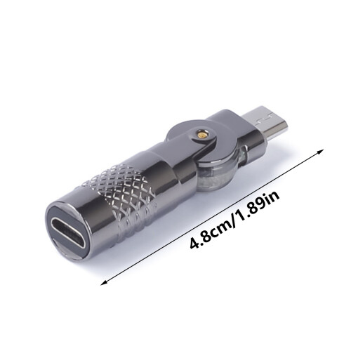 Durability Aluminum USB Rotating Adapter 90Degree Rotatable 2