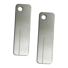Pack of 2 Sharpening Stones for Knives with Holder Silver Diamond