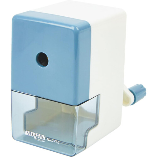 Manual sharpener, automatic feed for 6.5–8.0 mm wood pencil, sketching pencil, singlehole sharpener, sharpener with container Ref: 4099 1