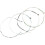 4Piece Violin Accessories Set for Beginners  Stainless Steel Mercerized SilverWound Strings, Replacement Parts for String Instruments 2