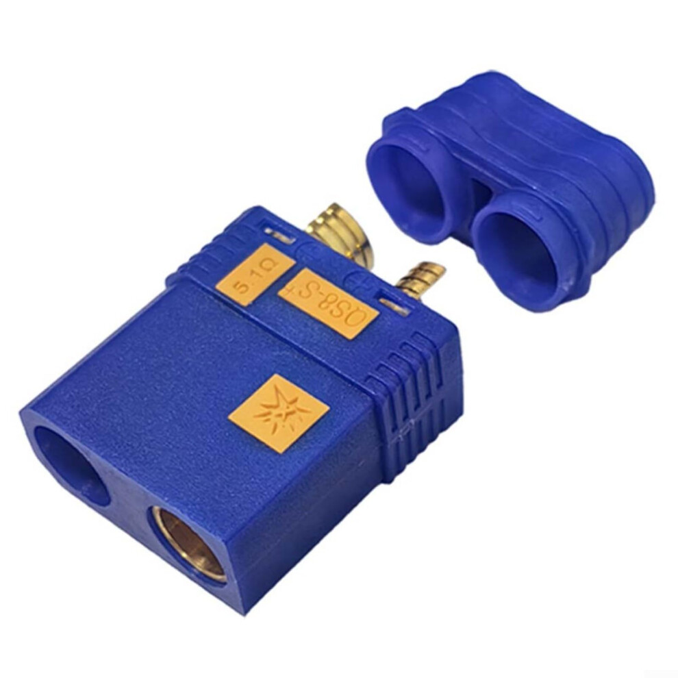 Qs8s+ Battery Connector Spark Proof Antistatic 600V Current Gold Plated Copper Contacts Blue Female 9426802323283