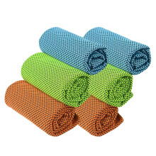 2 Sets 6pcs Cooling Sports Towel Sweat-Absorption Towel (Green )