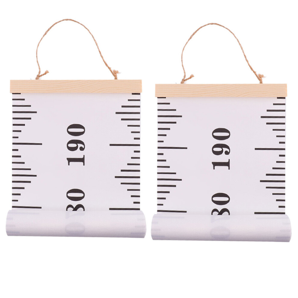 2 Pieces Height Measuring Ruler Toddler Kids Hanging Measurement Artibetter
