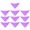 2 Pcs Solid Color Square Scarf Women'S Toddler Silk Scarves Dancing 1