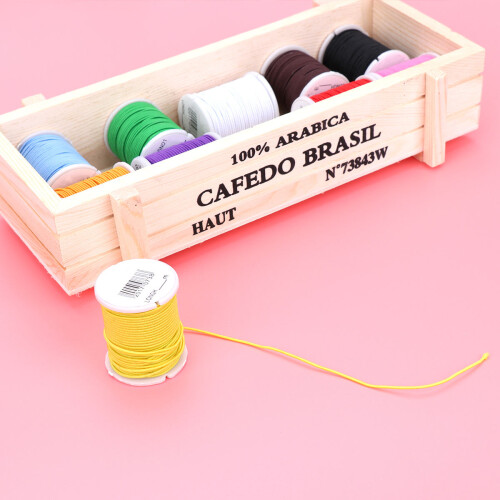 2 Pieces Elastic Nylon Wire Making Craft Beading Thread Cord Spool 2