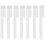 Set Of 2 White Piano Replacing Top Vertical Accessories 1
