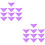 2 Pcs Solid Color Square Scarf Women'S Toddler Silk Scarves Dancing 6