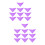 2 Pcs Solid Color Square Scarf Women'S Toddler Silk Scarves Dancing 7