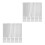 2 Pack Adjustable Book Cover Transparent Exercise Reusable Covers 8