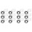 12 Pcs Button Cover Dust Cover Switch 11