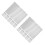2 Pack Adjustable Book Cover Transparent Exercise Reusable Covers 4