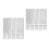 2 Pack Adjustable Book Cover Transparent Exercise Reusable Covers 3