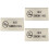 3pcs Household Signboard Clear Printing Signboard 6