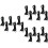 18 Pcs To Video Cable Cable Cord Bare Wire Speaker 8