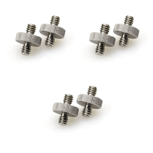 6 Pcs Tripod Adapter Bracket Double Head 2