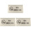 3pcs Household Signboard Clear Printing Signboard 2