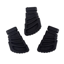 6Pièces Pieds Drum Rack Caoutchouc Noir Pour Support Cymbales Drums