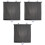3 Sets Suction Cup Blackout Blinds Temporary Roller Shades Balcony 3