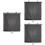 3 Sets Suction Cup Blackout Blinds Temporary Roller Shades Balcony 6