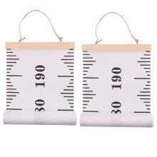 Set Of 2 Height Ruler For Wall Kids Child Measurement Decoration