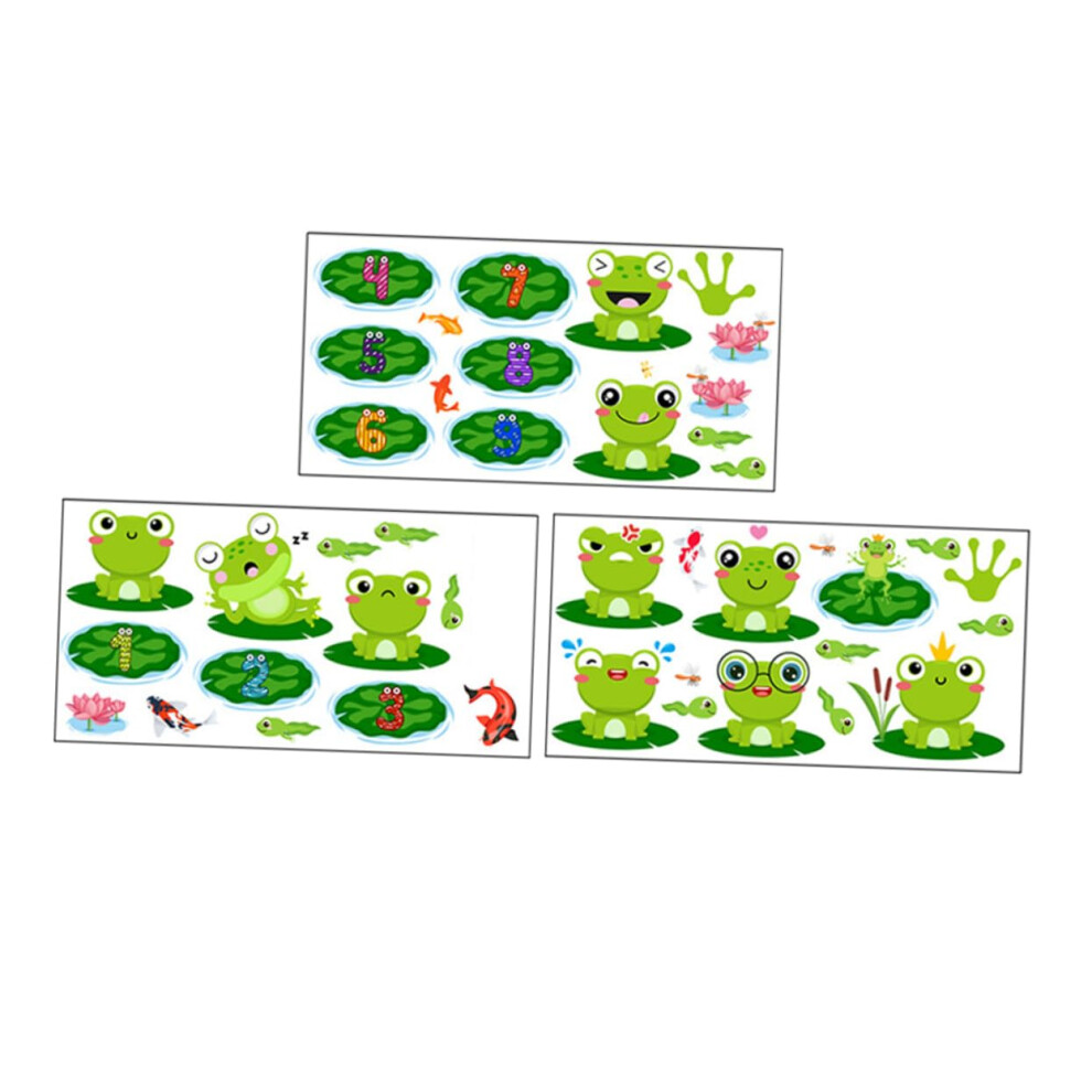 Frog Jump Game Stickers Sensory Number Stickers Hopping Game Sticker