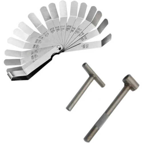 Flywheel Tools Flywheel Puller For Motorcycle Engine , Valve Clearance Tools, Feeler Gauge 0.0050.020 Inch 2
