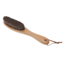 Horsehair Lint Brush For Upholstery With Wooden Handle Gentle Horse Hair Bristles
