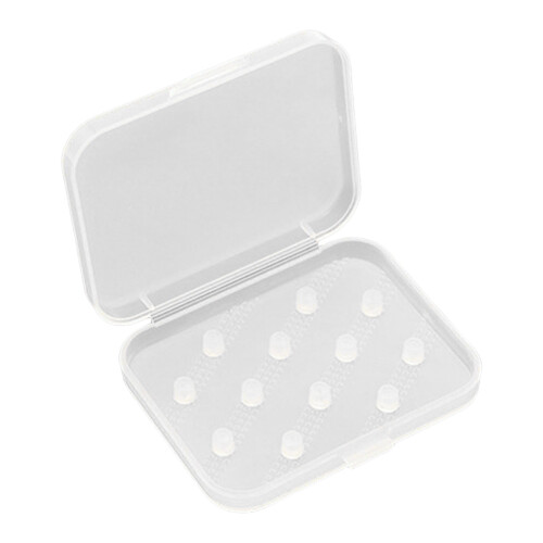 Étui transparent pour embouts d'écouteurs,-transparent